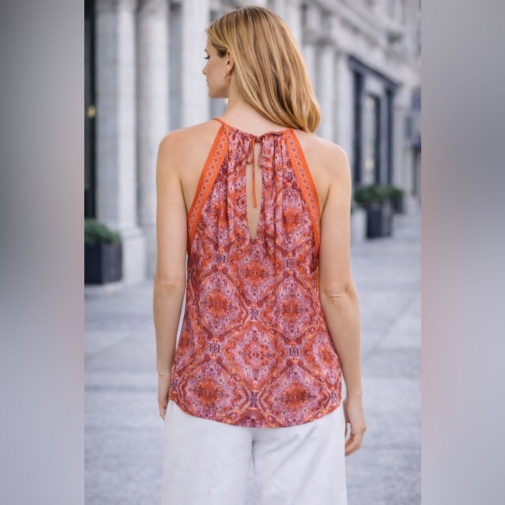 Ramy Brook NWT Printed Halter Blouse | Paisley | Size Small | MSRP $265 - Picture 2 of 3